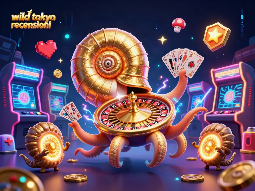 Experience the thrilling action of wild tokyo recensioni with vibrant casino elements and cartoon characters.